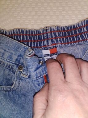 Tommy Hilfiger Light Blue Denim Shorts. Kids
